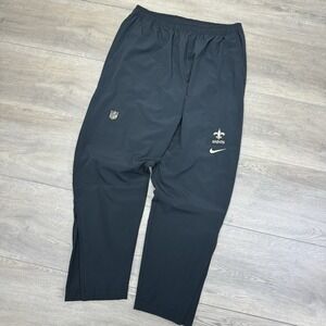 New Orleans Saints Nike Player Issue #37 Black Track pants Sz L Football